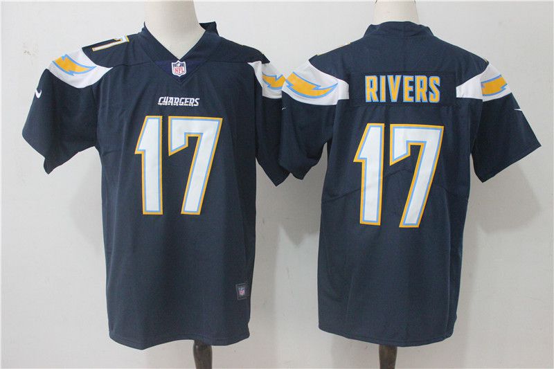 Men Los Angeles Chargers #17 Rivers Blue Nike Vapor Untouchable Limited NFL Jerseys->los angeles chargers->NFL Jersey
